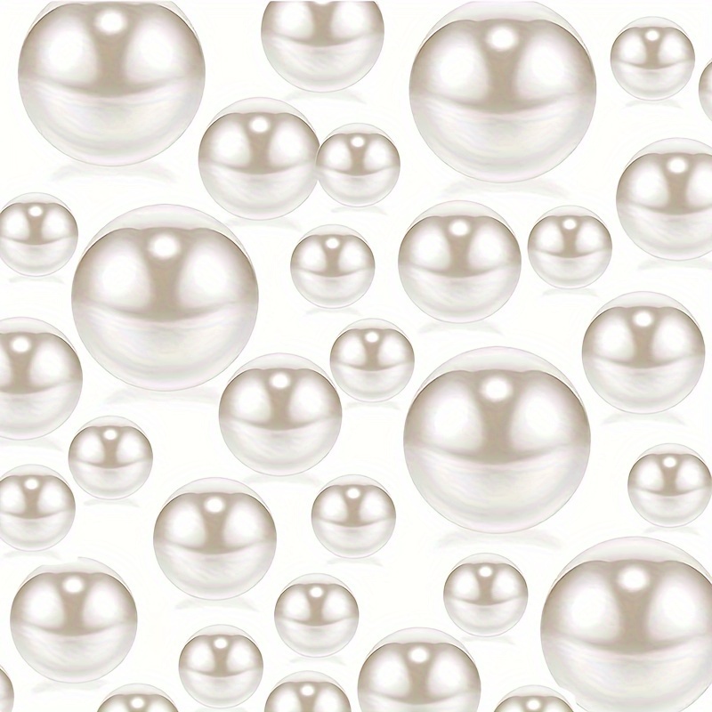 940pcs High Gloss Non-porous Floating Beads Set For Vase Filling, Makeup Brush Finishing, Table Decoration - Ideal For Weddings, Birthdays, Parties, Christmas, Valentine's Day
