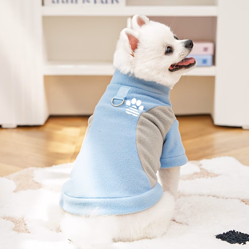 warm fleece sweaters and jackets for small dogs like chihuahuas and pugs autumn and winter Product details 5