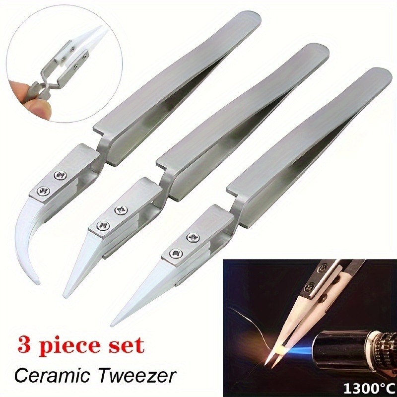 

Curved Ceramic Head Tweezers