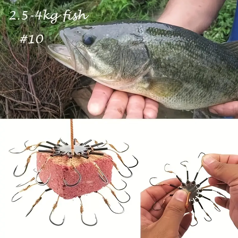 1pc high strength carbon steel fishing treble hook 12 claw - Temu 1pc high strength carbon steel fishing treble hook 12 claw - Temu