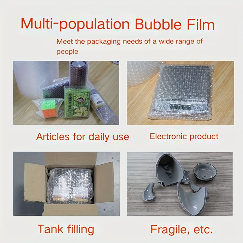 matériau de coussin   en polyéthylène pour lemballage et le déménagement - membrane dabsorption de   polyvalente pour un    , électronique, remplissage de réservoirs, objets   - film de sécurité à bulles haute sécurité à double couche détails 1