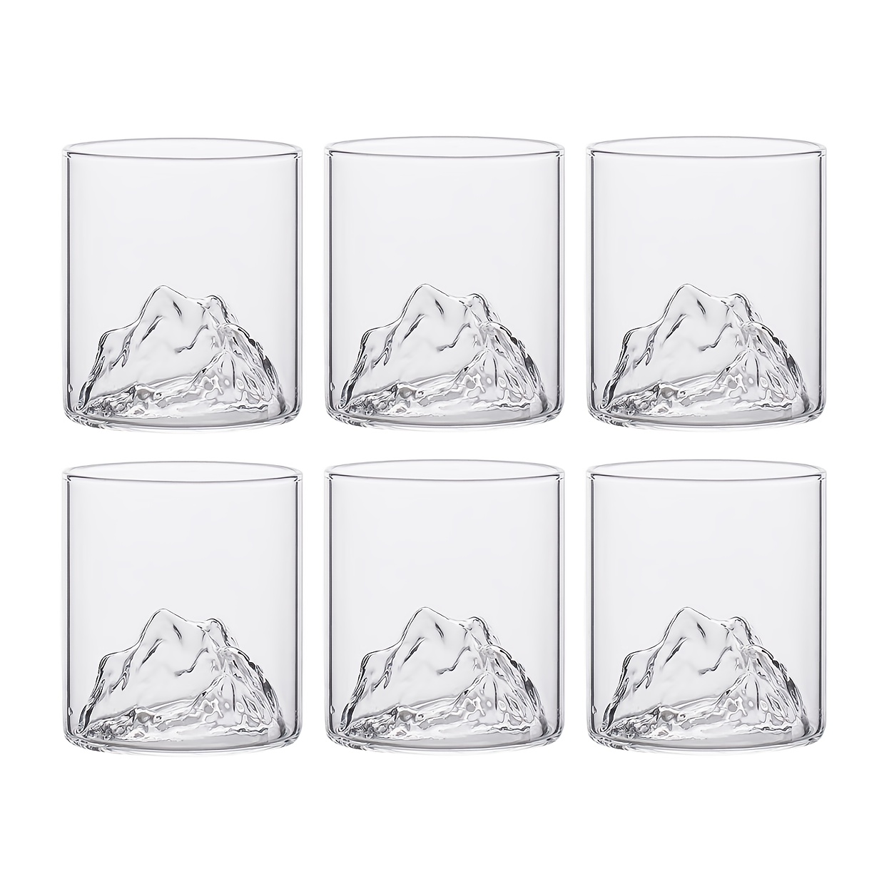 True·up 8-pcs/6-pcs/2-pcs Whiskey Glasses, Home Water Glasses, Wine Glasses