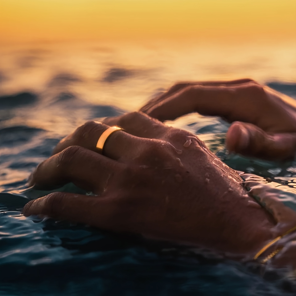 Minimalist Stainless Steel Ring Unisex Retro Durable Everyday