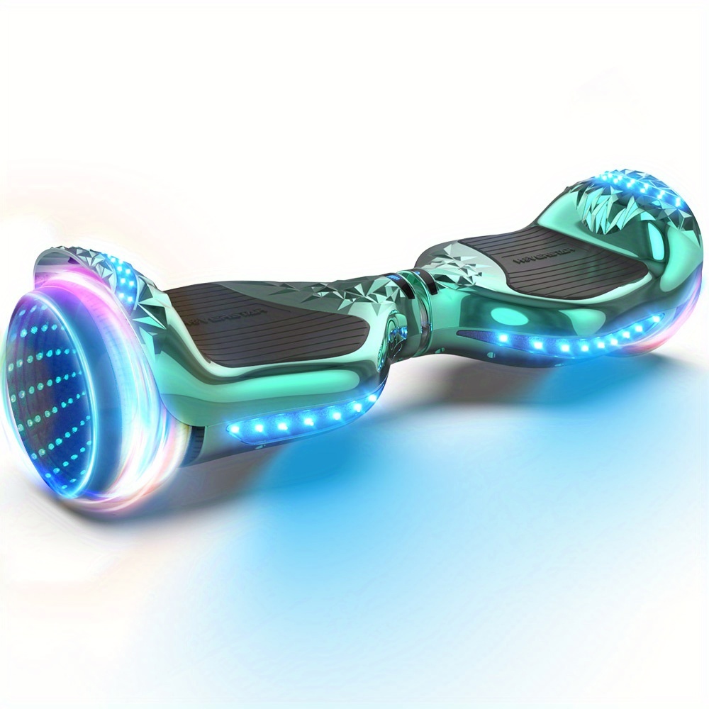 TEMU 6.5 Inch Hoverboard, Scooter With Led Light, Self Balancing Wheels, Electric Scooter