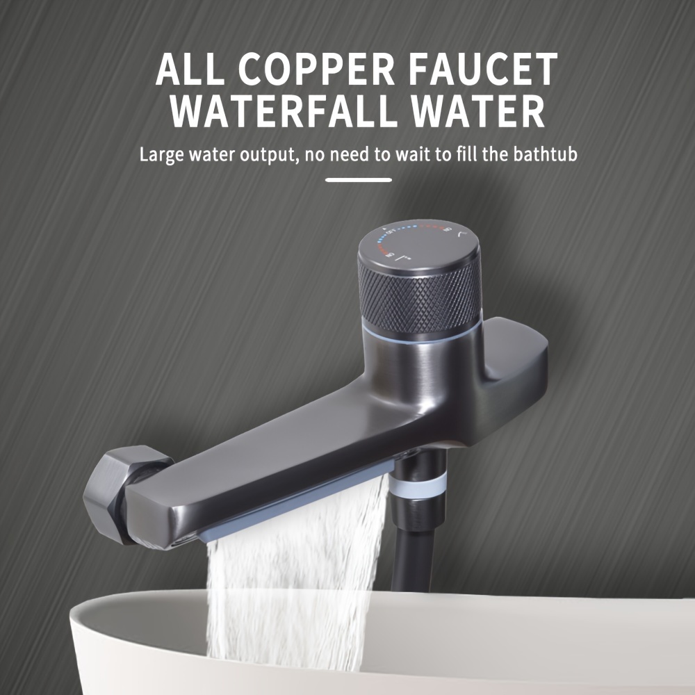 juego grifo bañera ducha agua fría caliente Temu Mexico