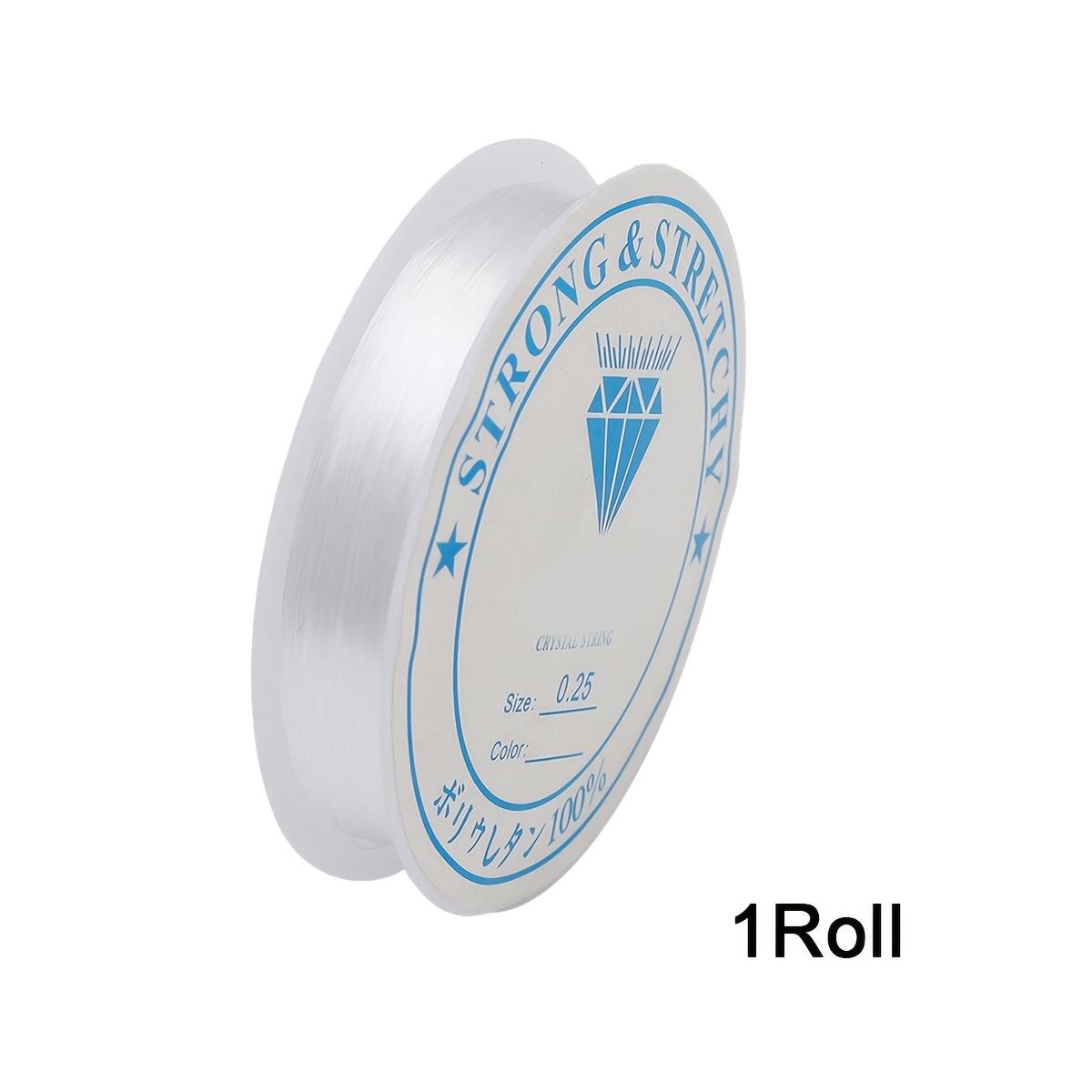 1 Roll Clear Invisible Nylon Fishing Wire - Strong, Durable, And Versatile String, Perfect For Hanging Decorations, Balloon Garland, Jewelry Making, Beading, And Crafts - 0.2-1.0mm Diameter