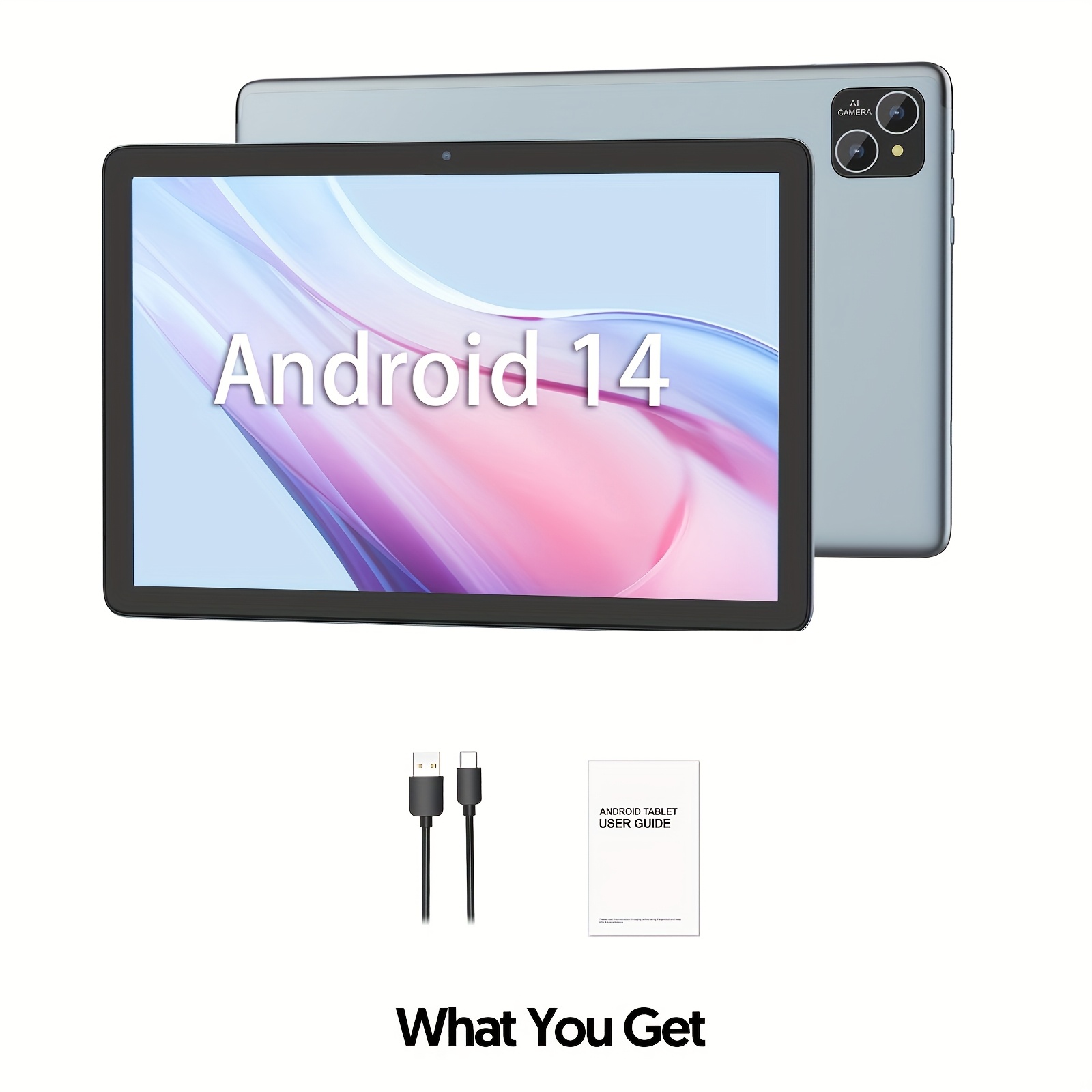   14 tablet with keyboard 128gb rom 1tb expand 4gb   10 1 inch 8 core processor 8000 mah battery 2 in 1 tablets with 1280 800 hd ips display 5g wifi 6 2mp 8mp     tablet with mouse stylus case