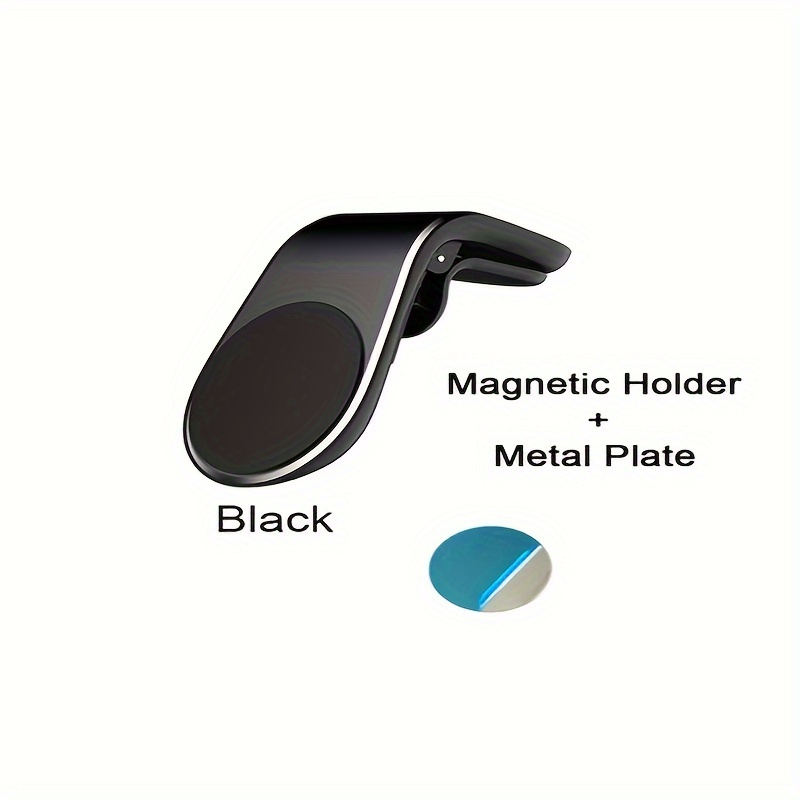 1-2pcs Universal Magnetic Car Phone Holder - Multi-functional Air Vent Mount With 4 Super Strong Magnets, Adjustable & Shockproof (durable Car Accessory For Navigation/calls, All Smartphones)
