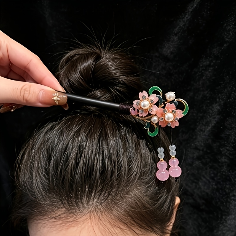 TEMU Ancient-style " Into A Dream" Tassel Hairpin For Women, New Chinese--shaking Hairpin