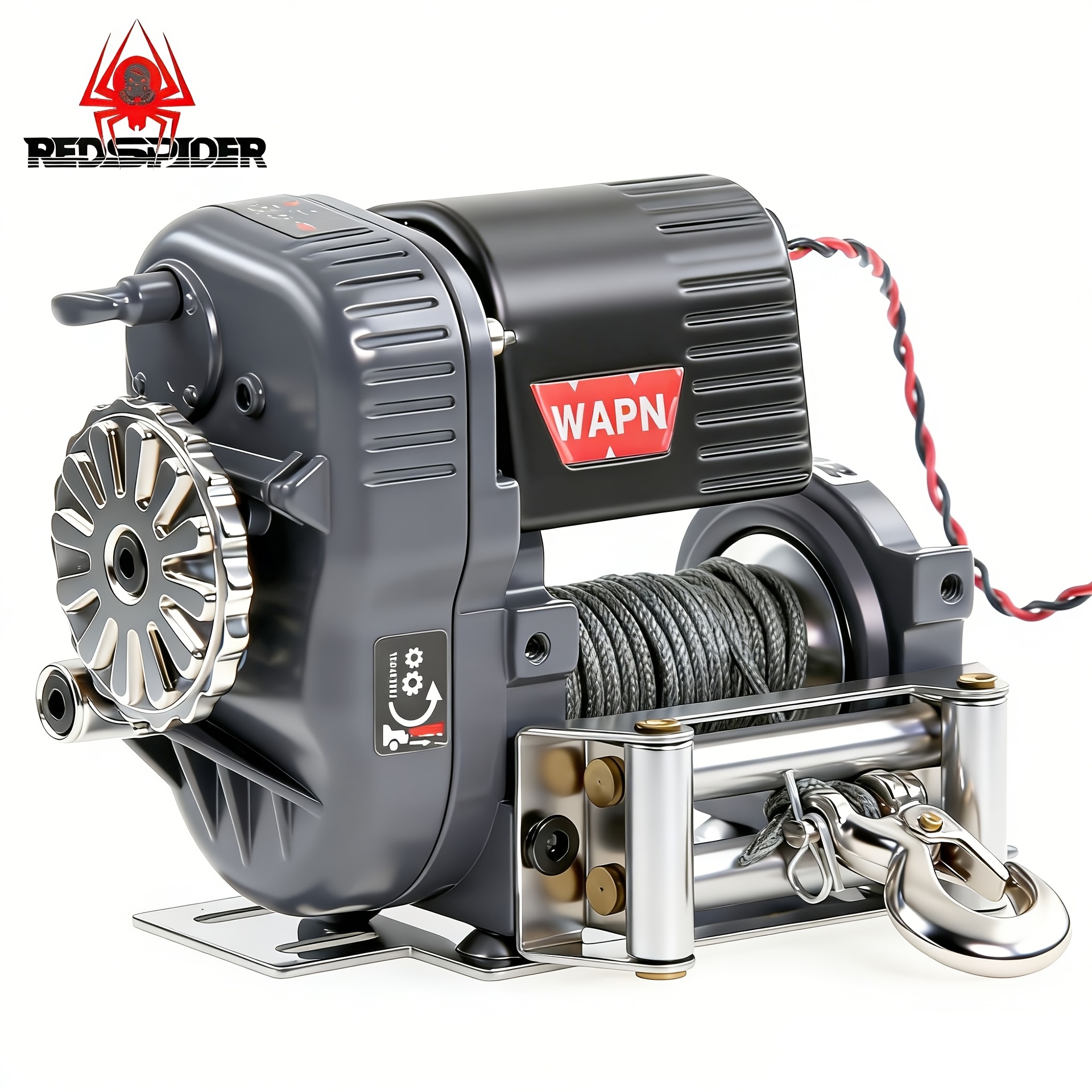 1 10 rc scale crawler metal electric remote recovery vintage winch 1 8 universal w284