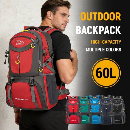 hiking backpack for men and women lightweight backpacking duffle large capacity backpack travel backpack with bottle holder ideal gift for holidays outdoor rucksack for climbing