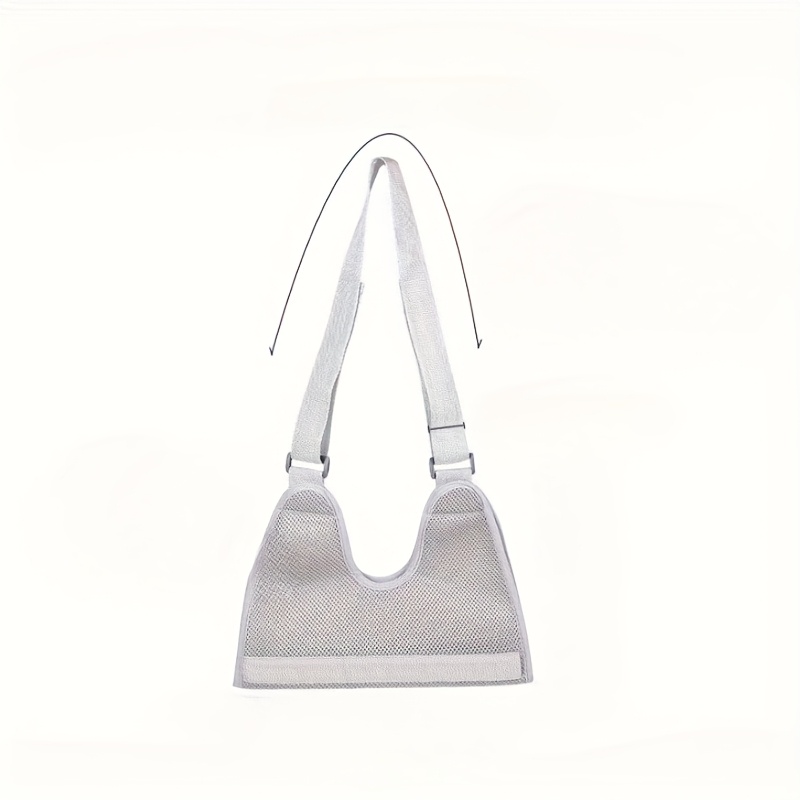 Image of 1-pack Boom Strap - Shoulder Dislocation & Arm Fracture Support, Hand-fastened Hook-and-loop Fabric Sling For Post-surgery Recovery, Running & Sports Injury Rehabilitation