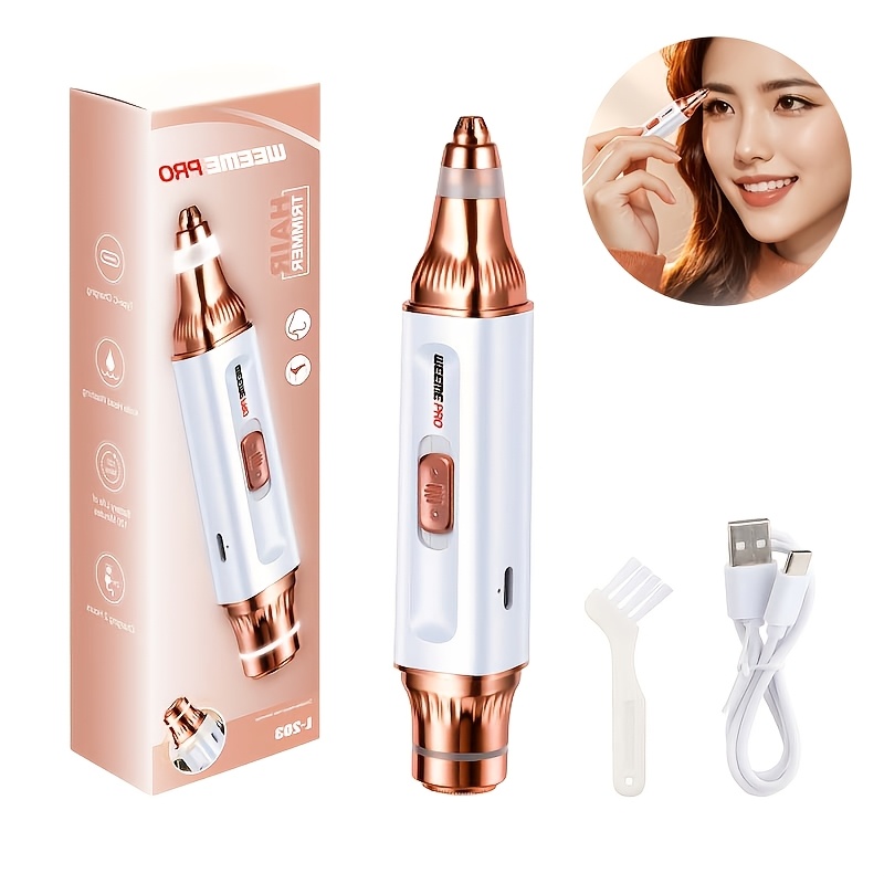 E-shop WEEME Augenbrauen-Trimmer, ein wiederaufladbares Dual-Function-Gerät zum Entfernen von Gesichtshaaren und Formen von Augenbrauen, ist ein