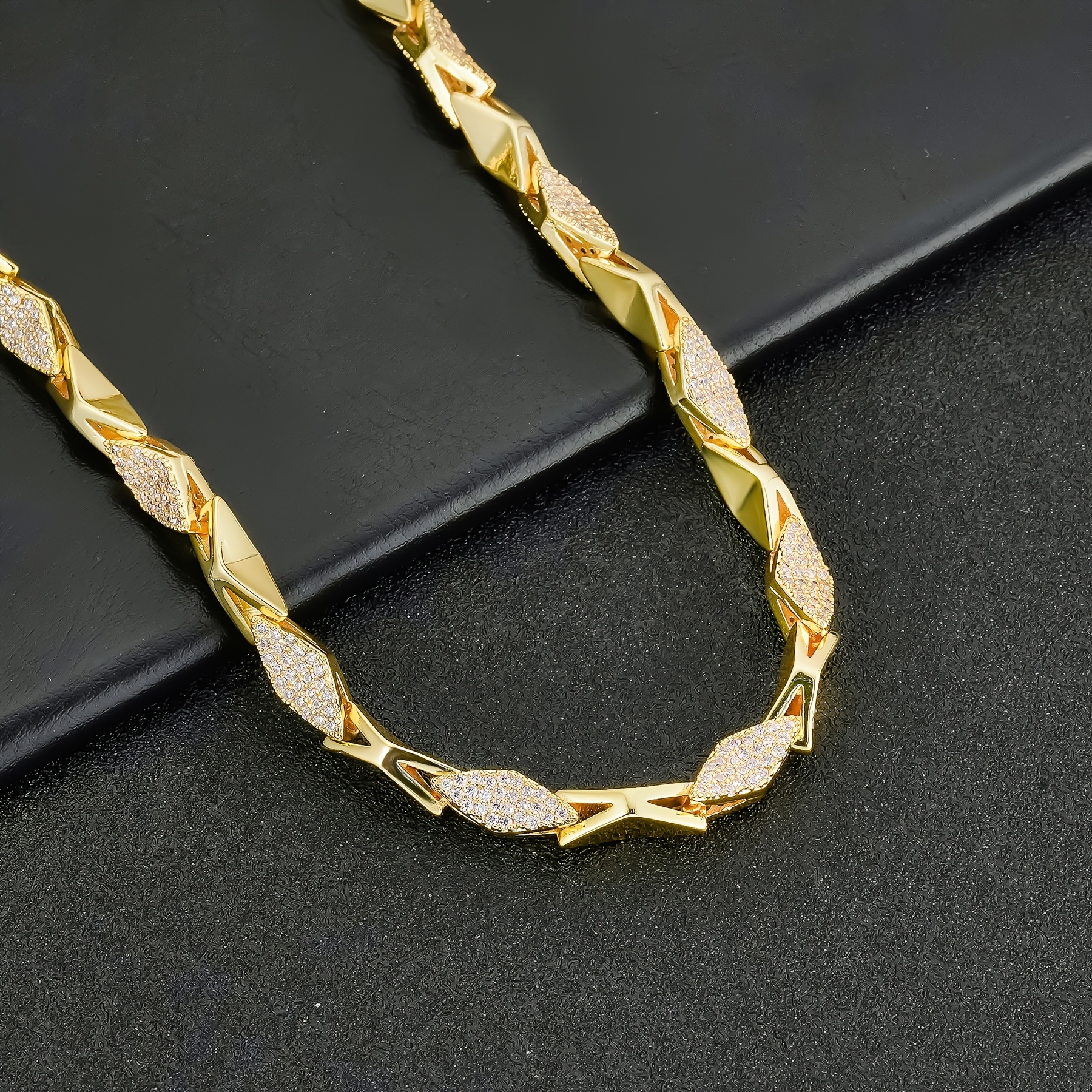 Men's Irregular Geometric Necklace — Hip-Hop Style Gift