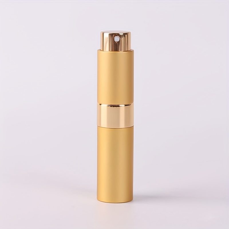2pcs/3pcs/5pcs 10ml Aluminum Alloy Portable Perfume Atomizer with Glass Liner, Refillable Empty Small Spray Bottle for Travel, Twist Tye Pocket Cologne Sprayer