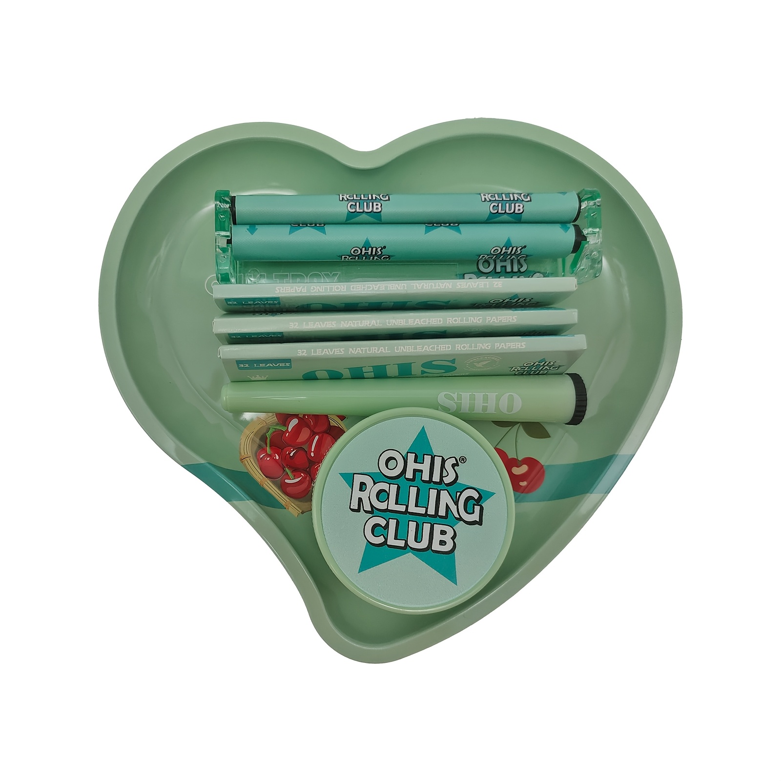 cigarette party tray smoking set grinder rolling paper easy carrying