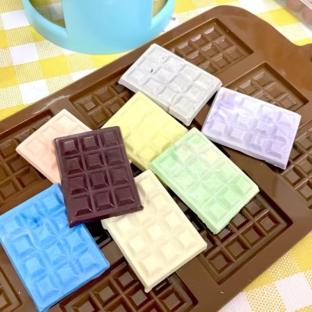 1pc -grade Silicone Waffle Chocolate & Fondant Mold Suitable For Diy Baking, Cake Decorating - -resistant Waffle Mold, For Chocolates, Icing, Marzipan Crafts