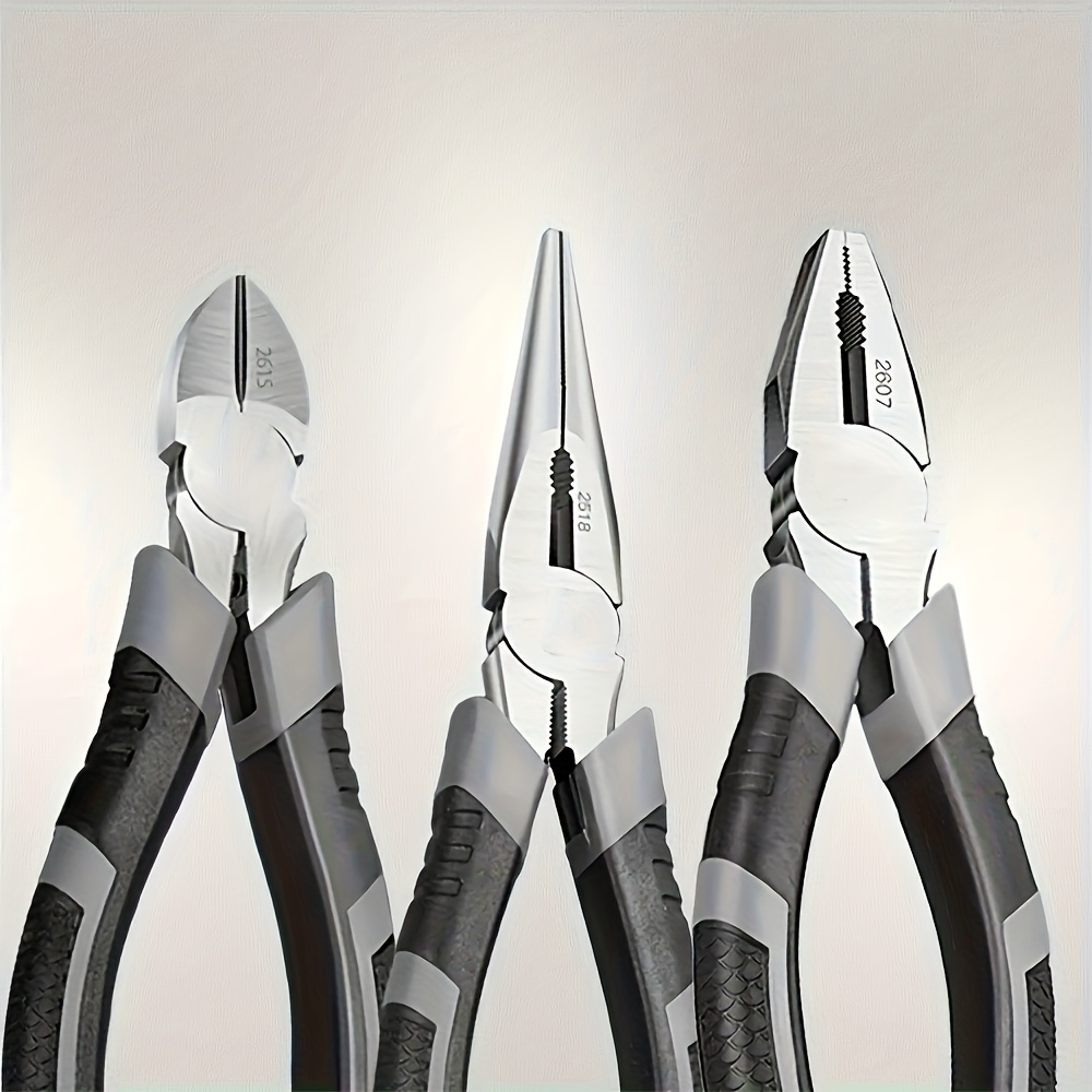 

Wire Stripper & Crimping Pliers - Long Nose, Cutting For Electricians And Diy Projects