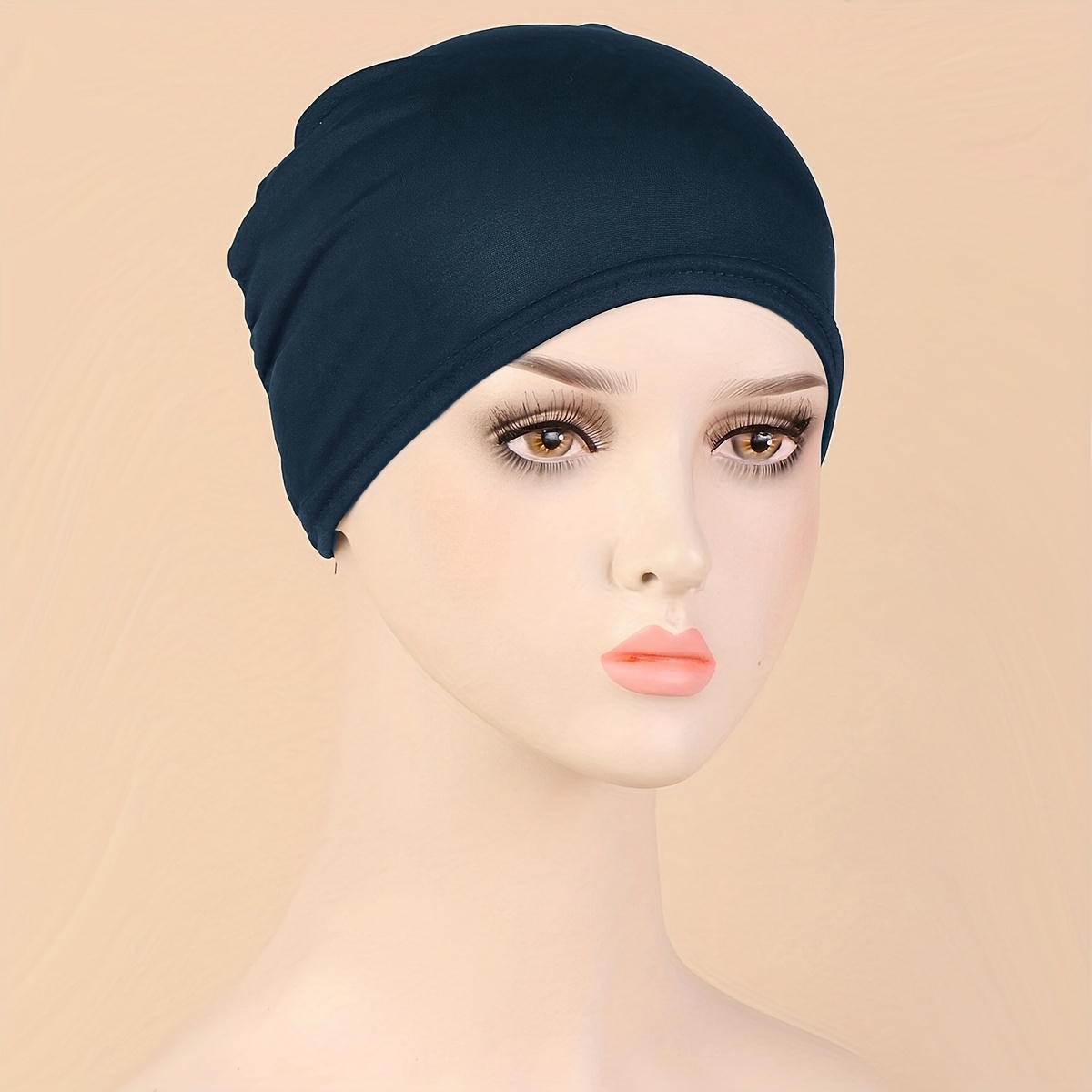 Womens Turban Cap Breathable Elastic
