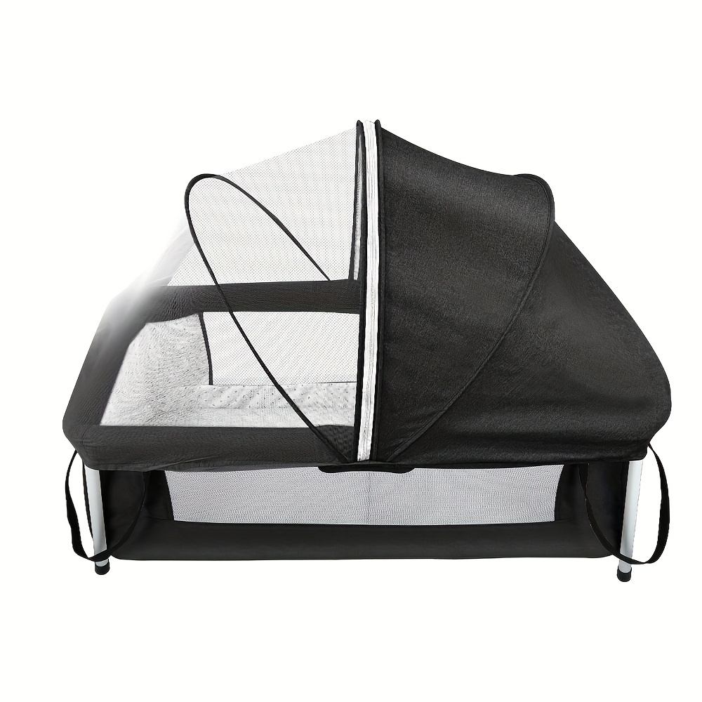 Image of Portable Dog Bed & Kennel With Net - Memory Foam, Removable Washable Cover, Lightweight /outdoor Pet Bed For Small Puppies, Kittens, Dogs (chihuahua, Pomeranian) - Easy Assembly, Durable