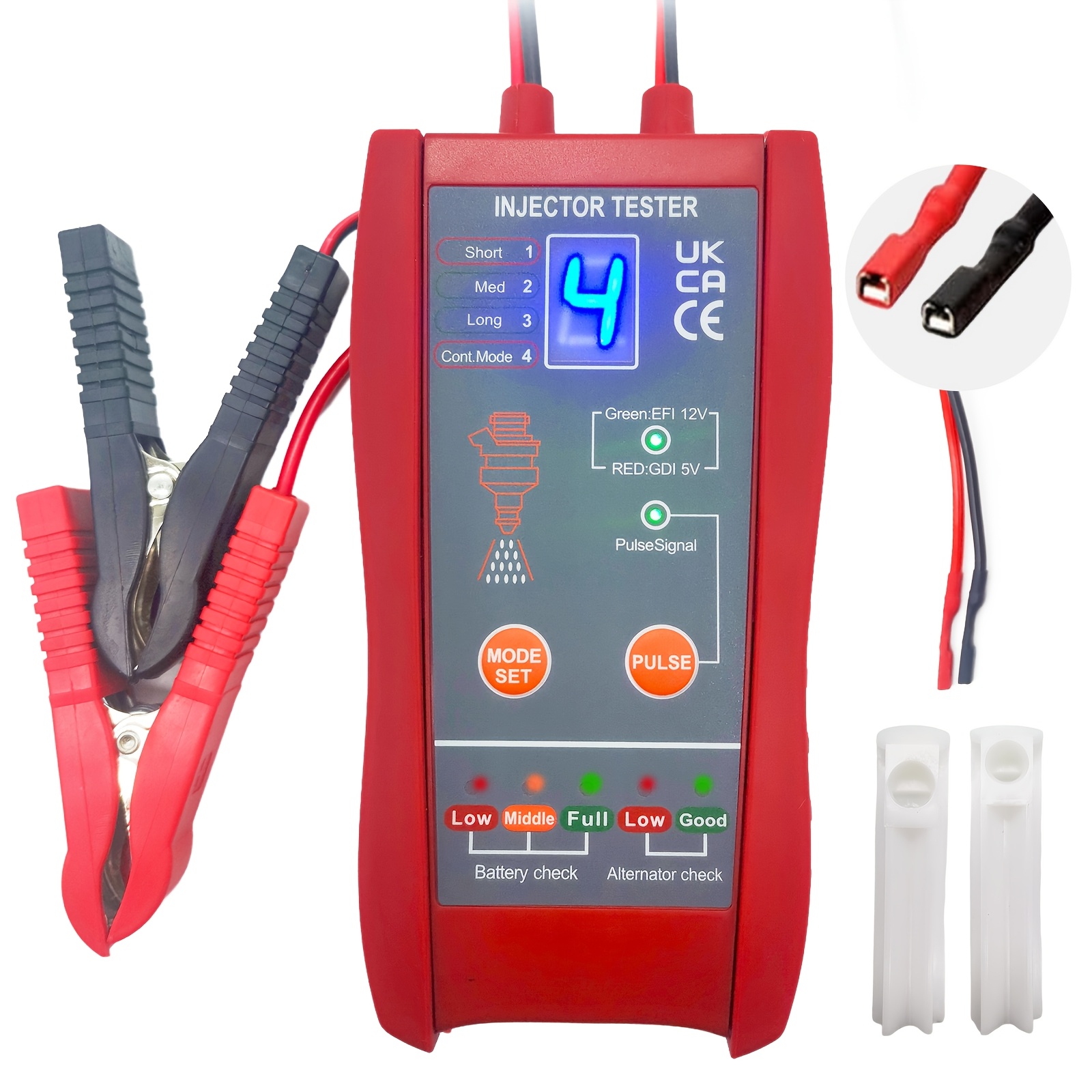 TEMU Car Injector Tester It-920 Led Digital Display Auto Injector Tester, Injector Cleaning Tools, Auto Repair Tools, Universal, 12v