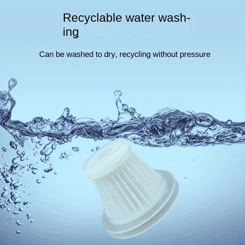 2/3/5pcs Washable Filter For Wireless Car Vacuum Cleaner, Reusable Portable Vacuum Cleaner Filter, Accessories For Vacuum Cleaner