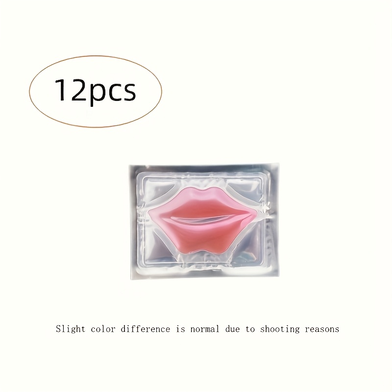 TEMU 12pcs Moisturizing Lip Mask, Lip Patch Daily Lip Mask, Lip Pad, Skincare Tools, Removing Dead Light, Tonifying Lips, Skincare Routine, ,
