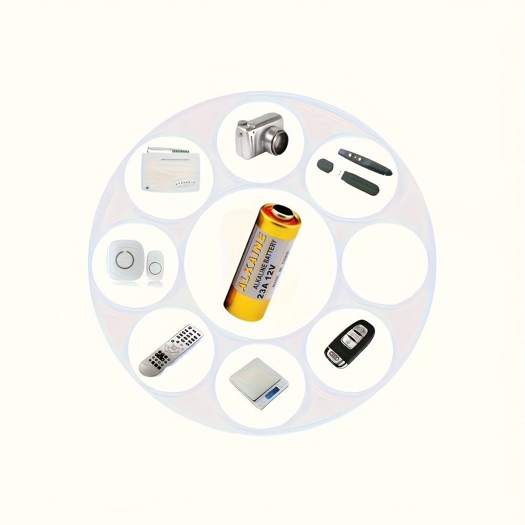 Pack of 24 Non-Rechargeable 12V Alkaline Batteries for Various Devices