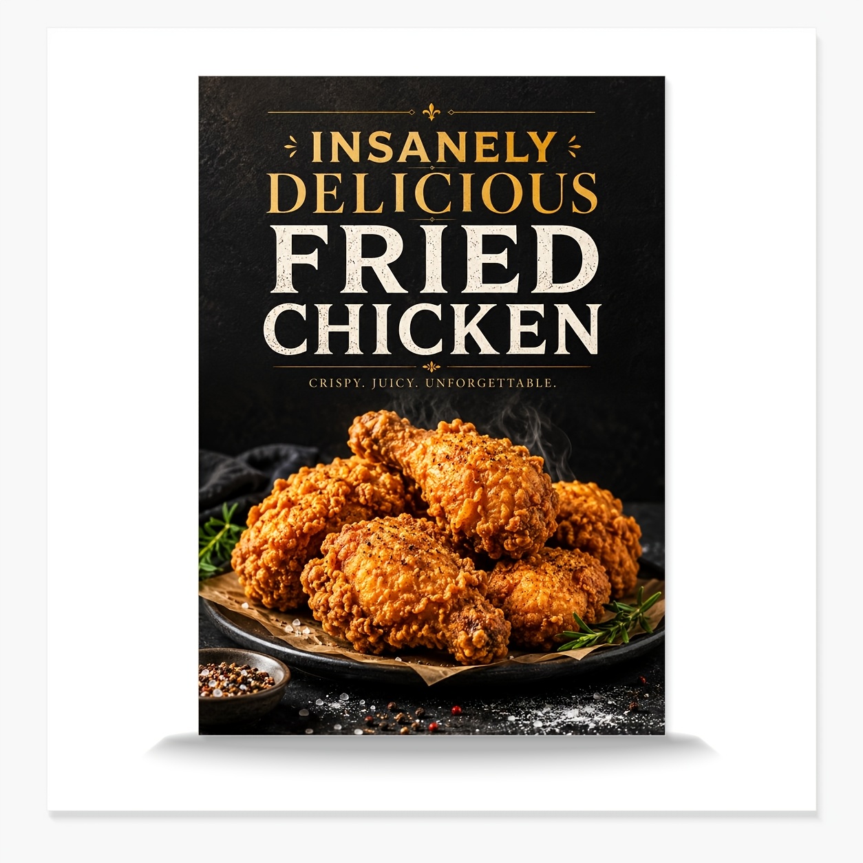 TEMU Incredibly Delicious Fried Chicken, Crispy And Juicy, Utterly Unforgettable!