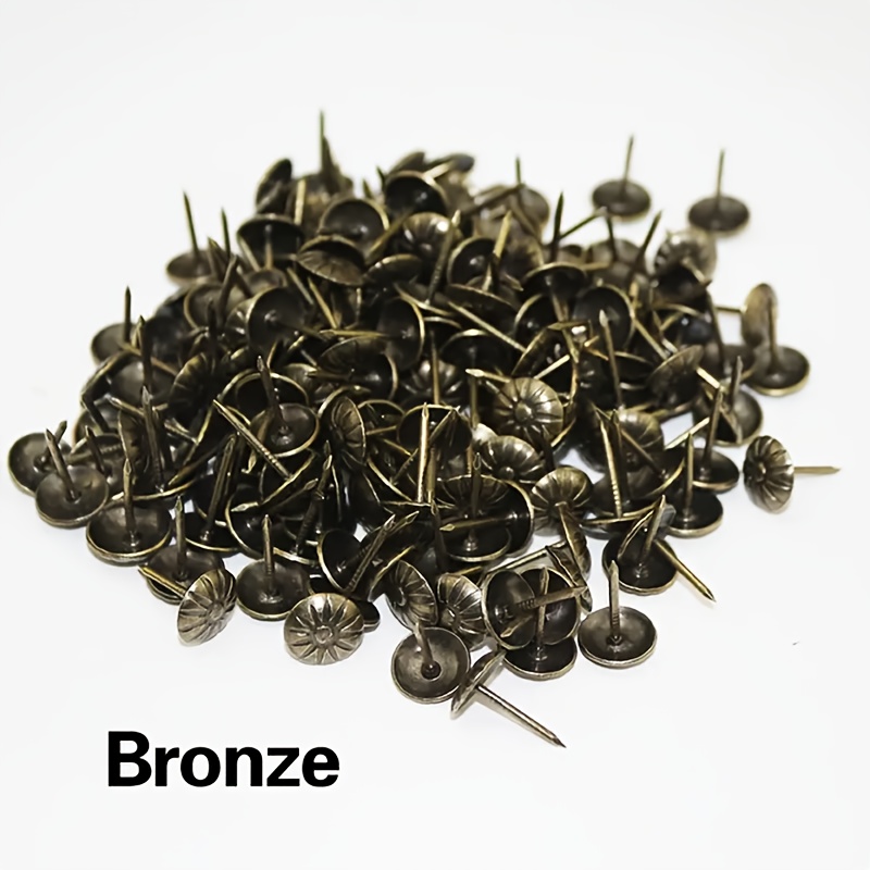 TEMU 50 Vintage Decorative Nails For Jewelry Gift Box And Table Nails, Furniture Hardware And Woodworking Tools, Size 11x16mm