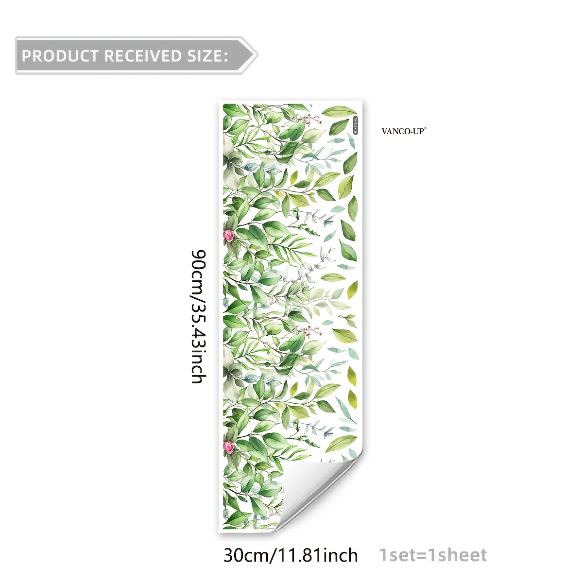 1 Sheet Of Hanging Leaf Bathtub Sticker Bathroom Decoration Bathtub Sticker