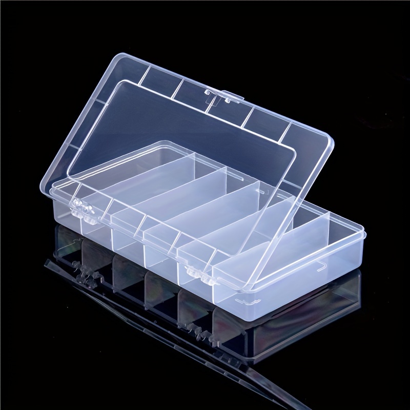 Rectangular Bead Storage Boxes Non-brittle DIY Containers for