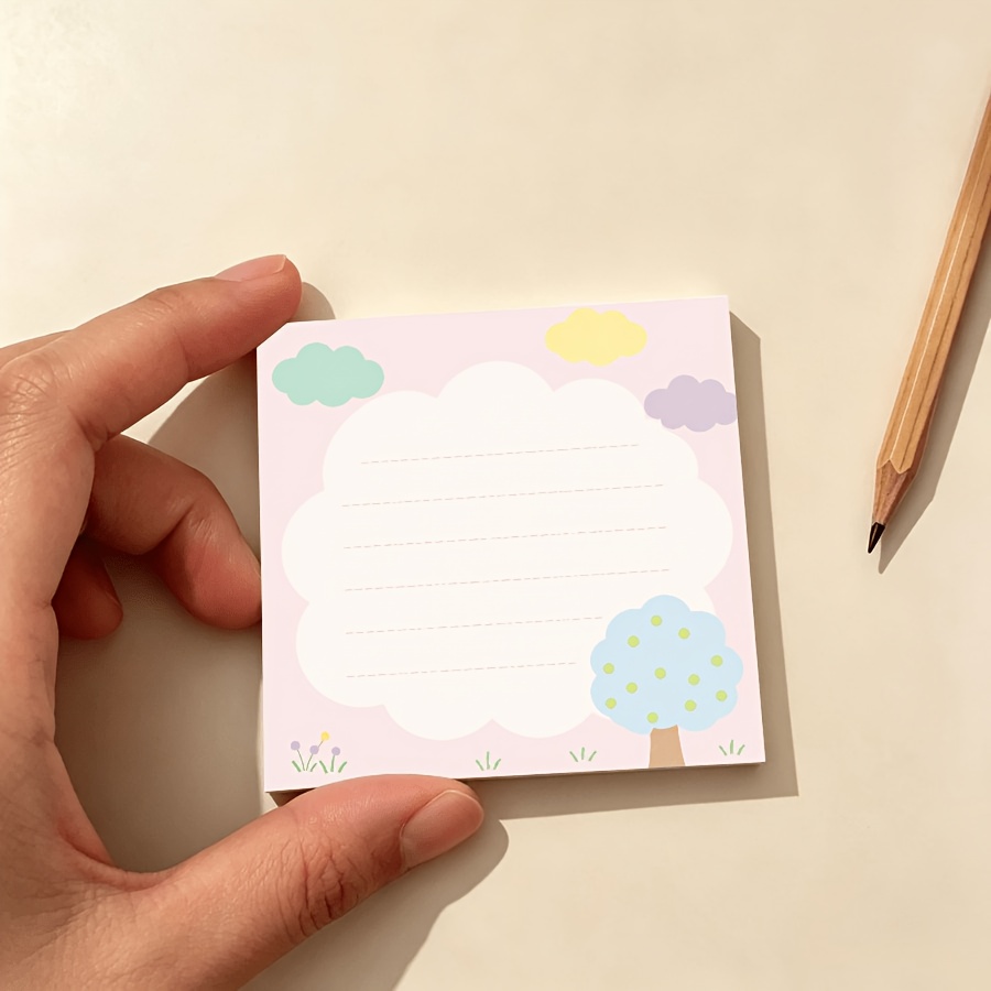 Pastel Cloud Memo Pad for Notes & Journaling