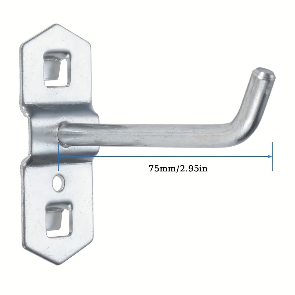 Hole Board Hook Steel Hanger Shop Good Shelf Hardware Tool Hammer/pliers Wall Mount Storage Rack Garage Pegboard Hook