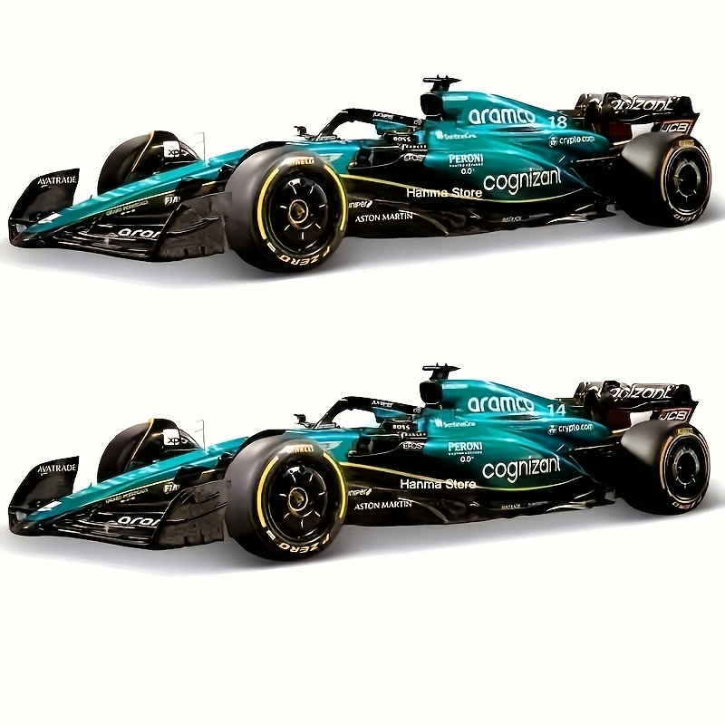 Burago 1:43 Schaal Red Bull RB20 SF24 & voor ASTON MARTIN AMR23 Formule 1 Diecast Verzamelobject - Weerbestendig Zinklegering Raceauto Model