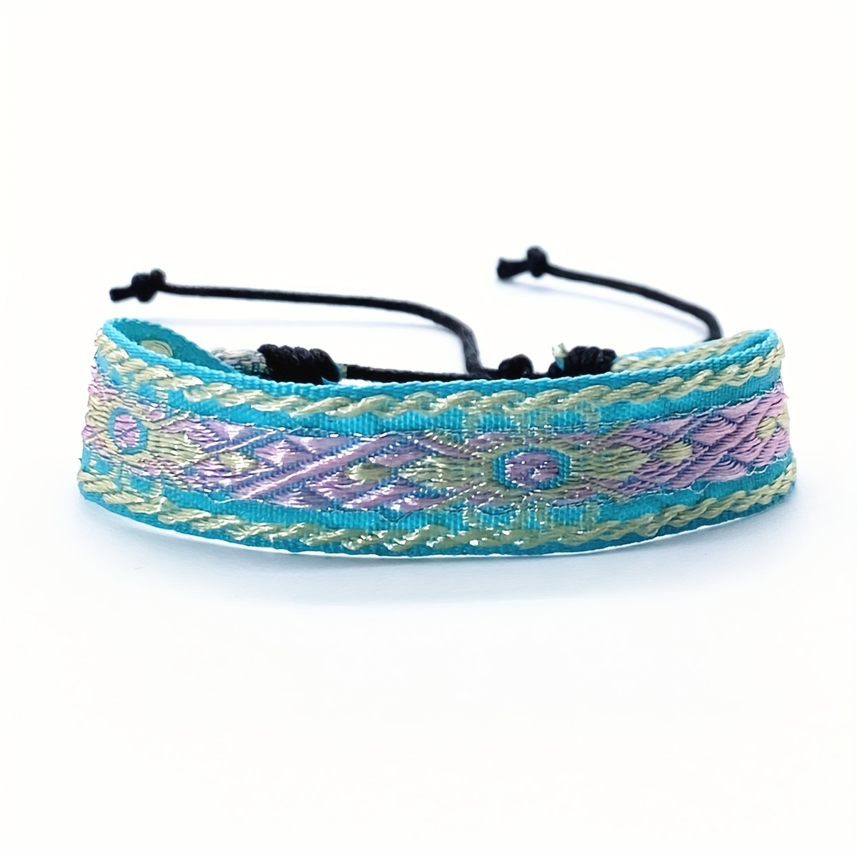 Artistic Retro Ethnic Woven Bracelet, Handcrafted for Friends