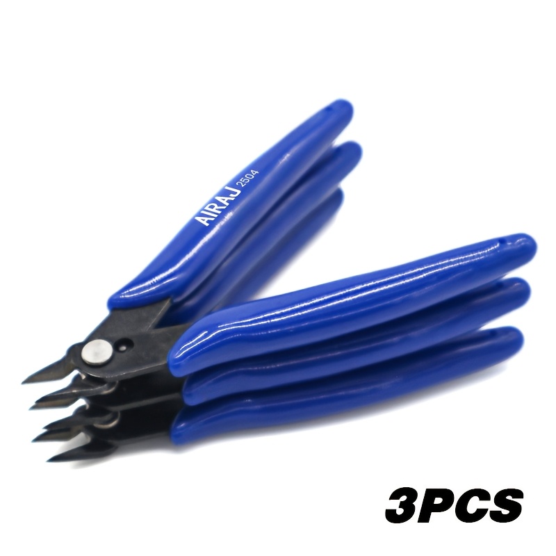 E-shop AIRAJ 3/6 Stk. Hochleistungs-Mini-Seitenschneider mit - & rutschfestem Gummi-Griff – Präzisions-Draht-/Kabelschneider geeignet für Elektriker,