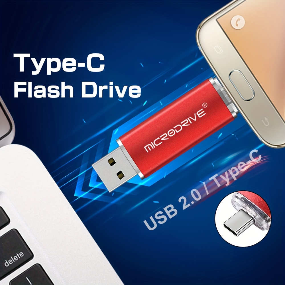   usb драјв со двоен интерфејс 128gb 64gb, универзален за телефони и  јутери, брз пренос на датотеки/видео/снимки, достапни повеќе капацитети, збогум на каблите за податоци!   2-во-1 usb-c флеш драјв 128gb, лесен пренос помеѓу телефон/ јутер Детали за производот 0