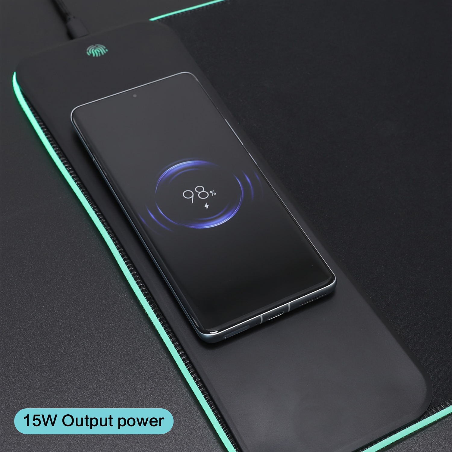 RGB Gaming Mouse Pad Wireless Charging LED Mouse Mat 800x300x4mm, 10 Light Modes Extra Large Mousepad Non-Slip Rubber Base Computer Keyboard Mat for Gaming, MacBook, PC, Laptop, Desk, Gaming Mouse Grip Tape, Large Mouse Pad Desk Mat, Artisan Mousepad, Laptop Accessory, Gaming Setup, Rgb Lighting, Stylish Mousepad, Durable Rubber, Nonslip Base, Ergonomic Mousepad, Macbook Users, Office Professionals