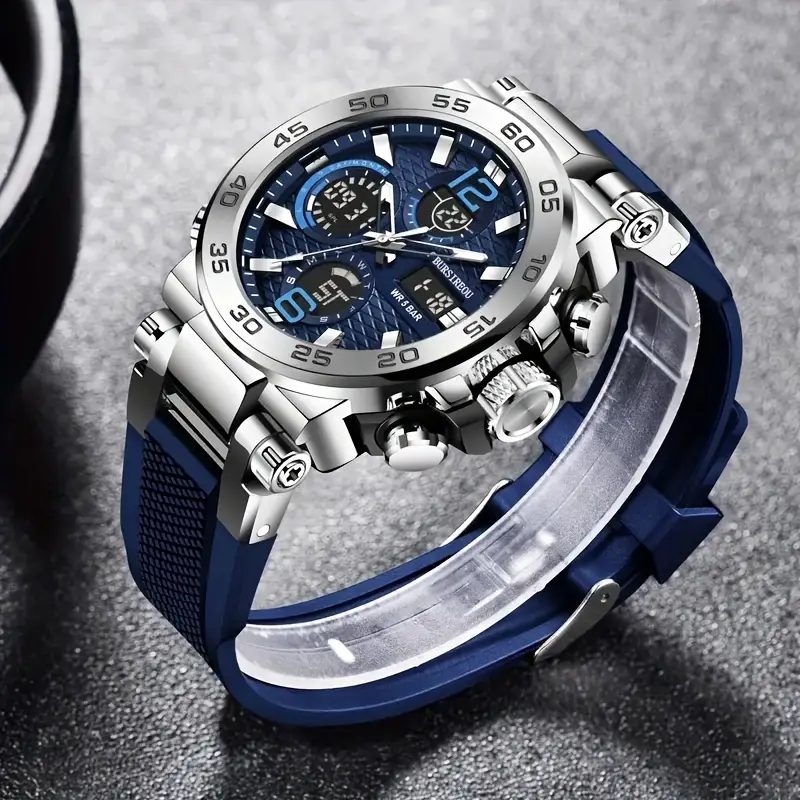 sapphire glossy multi function watch details 0