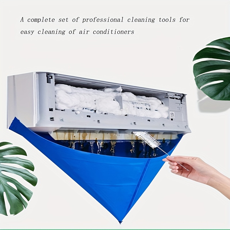 Κιτ Καθαρισμού Κλιματιστικού 1τμχ - Αποτελεσματική Κρεμαστή Μηχανή με Σακούλα Νερού για Εσωτερικούς και Εξωτερικούς Κλιματιστικούς - Εύκολο στη Χρήση, Εξοικονόμηση Χρόνου και Αποτελεσματική Λύση Καθαρισμού λεπτομέρειες 5