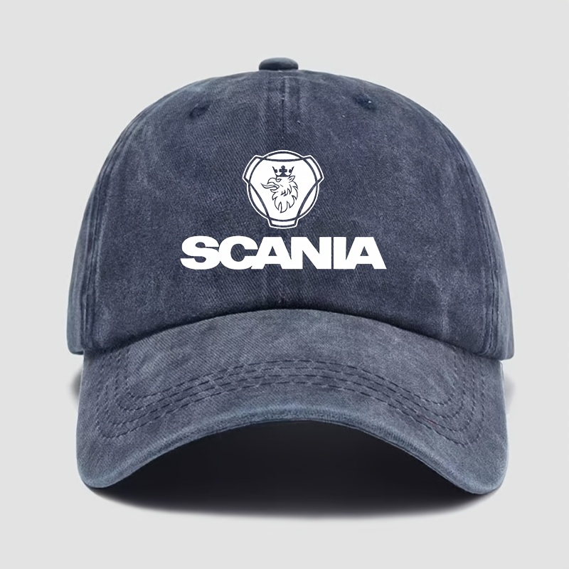 

1pc Retro Washed Cotton Baseball Cap, Adjustable Hat For Outdoor Activities, Hiking And Sun Protection
