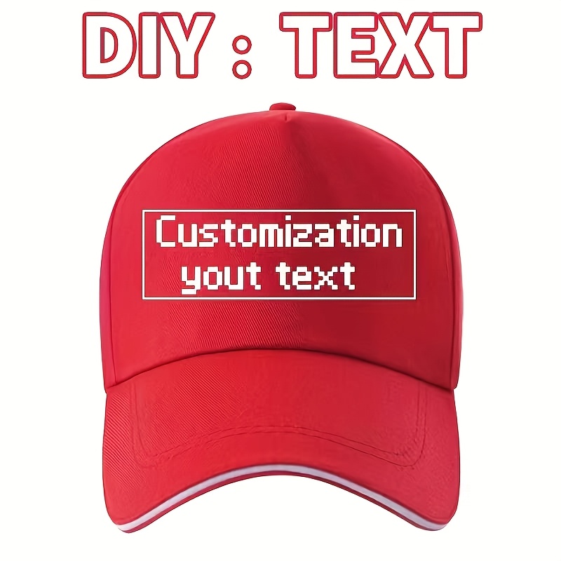 TEMU [Articolo Personalizzato] Cappellino da Baseball Personalizzato Ultra-Efficiente in , Regalo per e Famiglia, Regalo Unisex - Cappello a d'Anatra