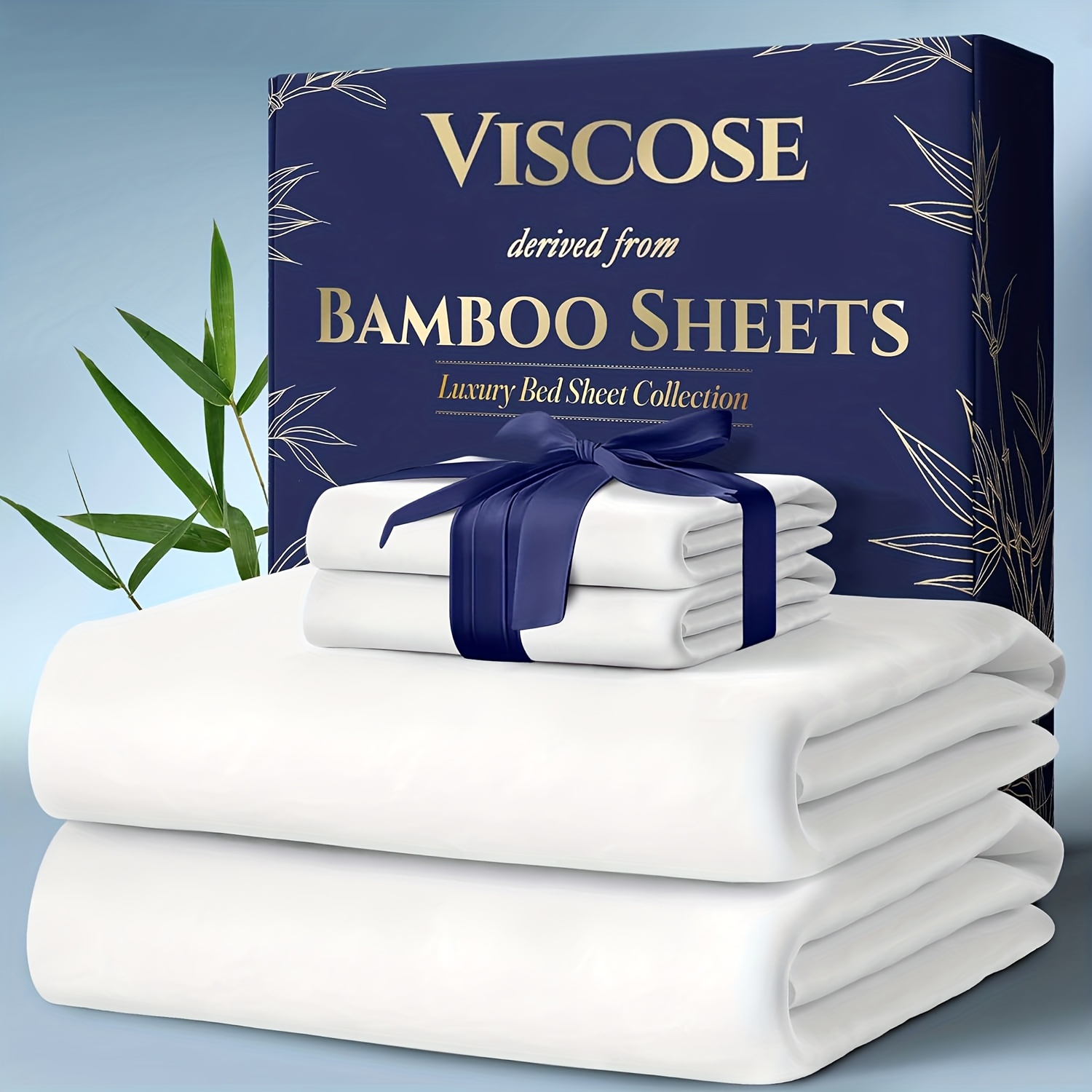 Cooling Bed Sheet King Sets - Luxurious & Ultra-Soft King Size Cooling Sheets for Hot Sleepers - Comfortable & Cool, Bamboo Blend Sheets King Size/Deep Pockets (Pink)-Home Christmas Decorations