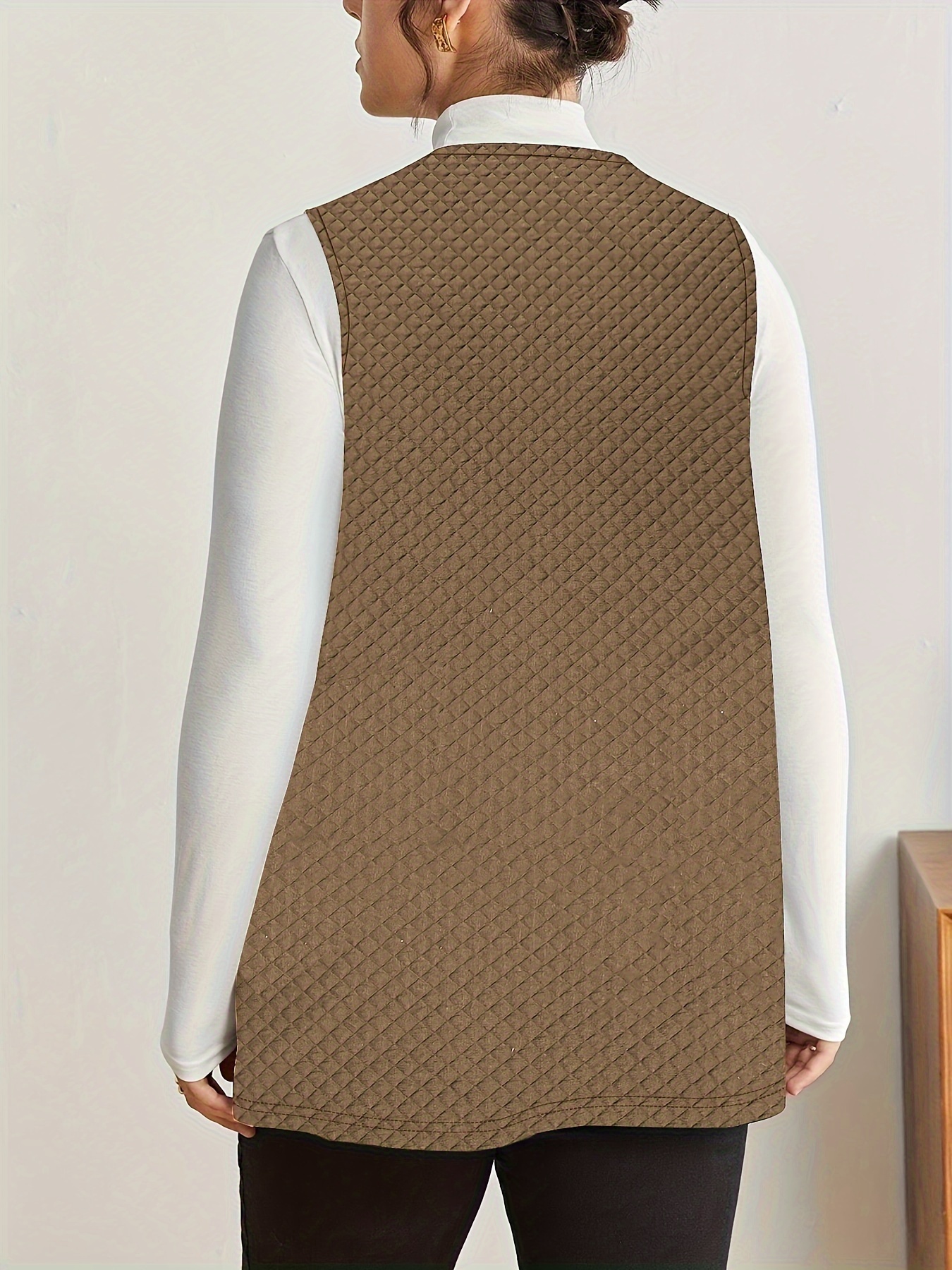 Taglie Forti Donna Swing Gilet Senza Maniche Cami Italia - Foto 7