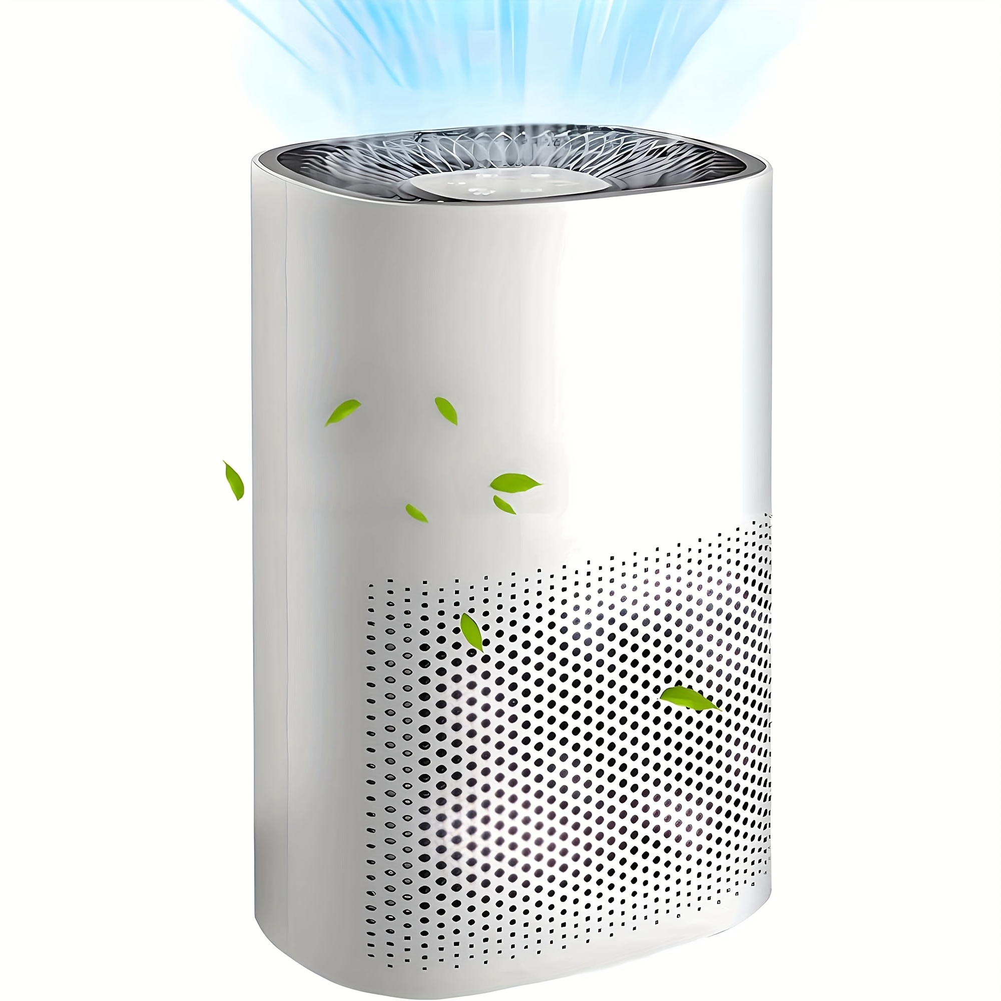 TEMU Purificateurs d'air pour grandes pièces, HEPA AP001 pour chambre à coucher jusqu'à 60 mètres carrés, Filtres 3-en-1, Moniteur de qualité , Mode