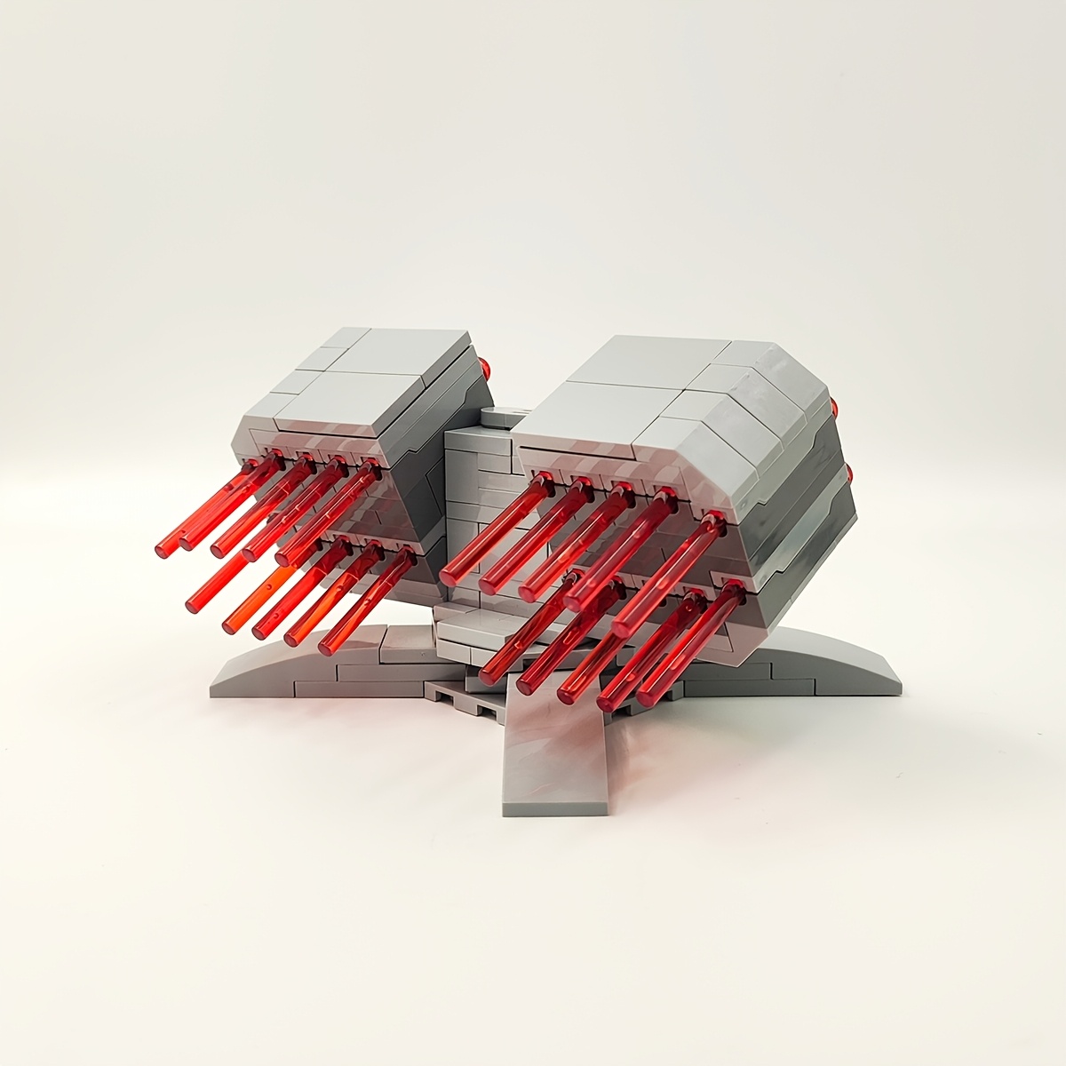 166pcs Building Blocks Missile Launch Pad MOC Model
