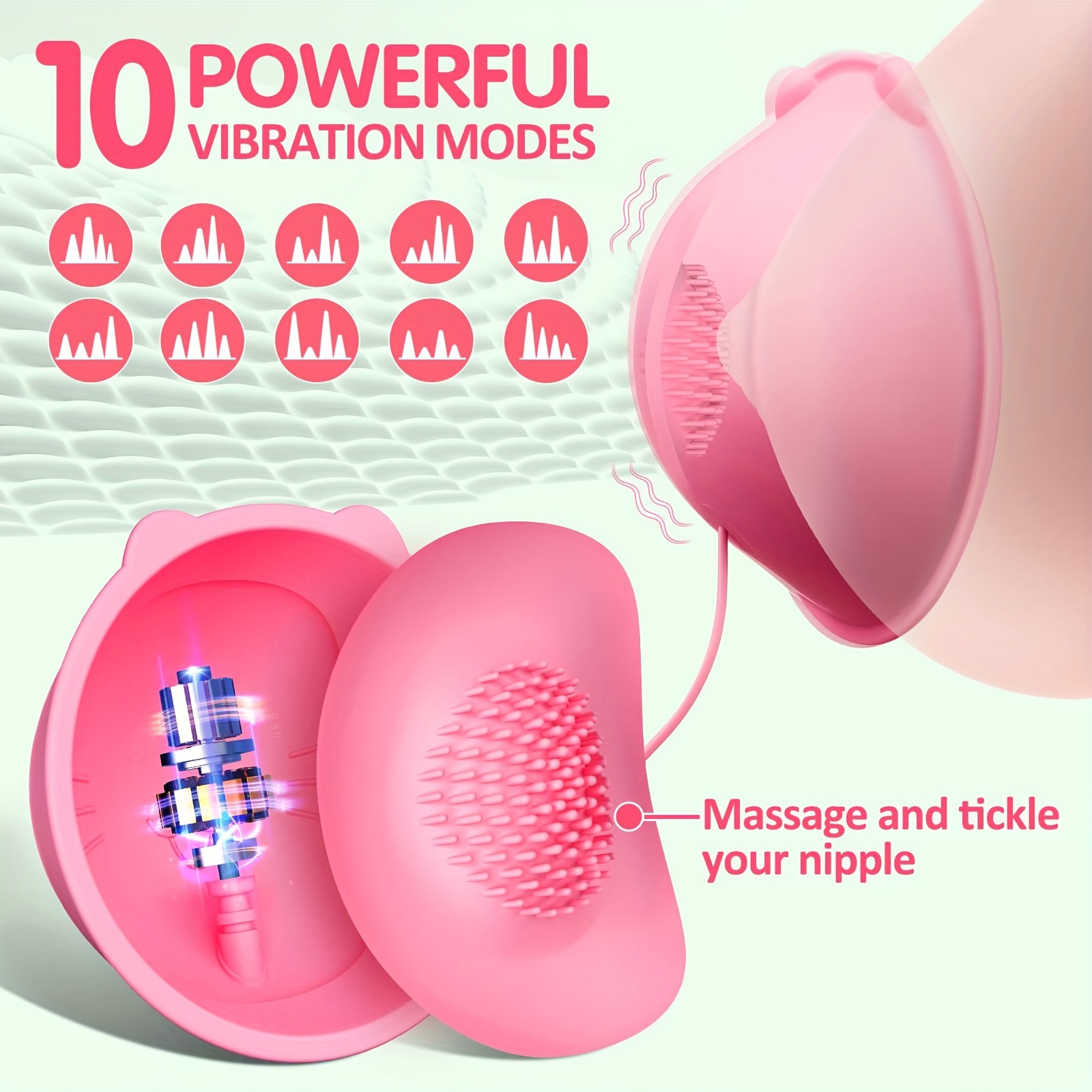 nipple toy vibrating nipple clamps sucking