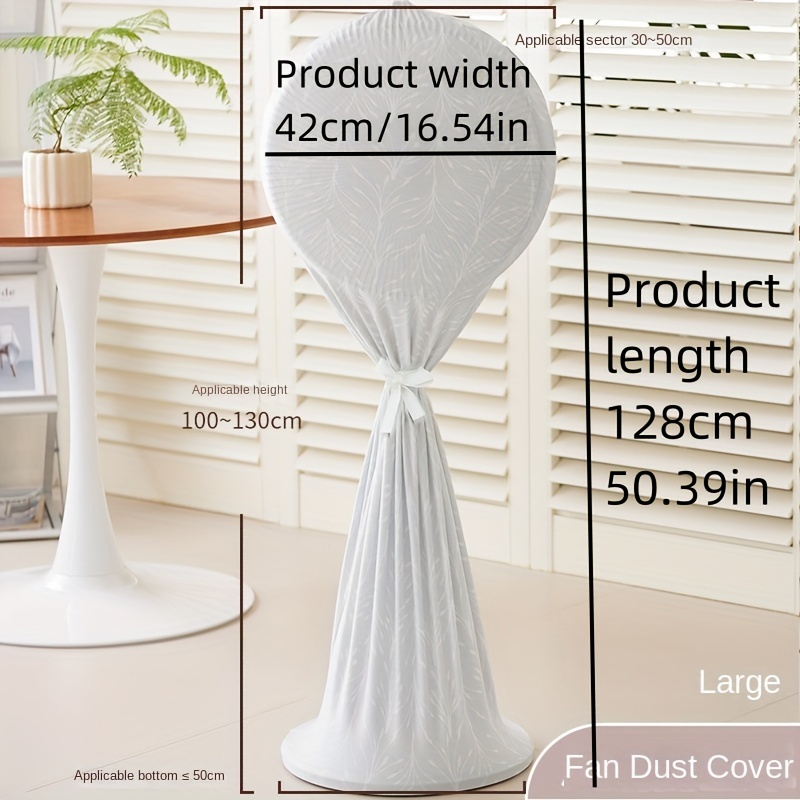 Dust Cover For Tower Fans - , Easy-clean Protective Guard, Fits Most Standing Electric Fans, Accessory