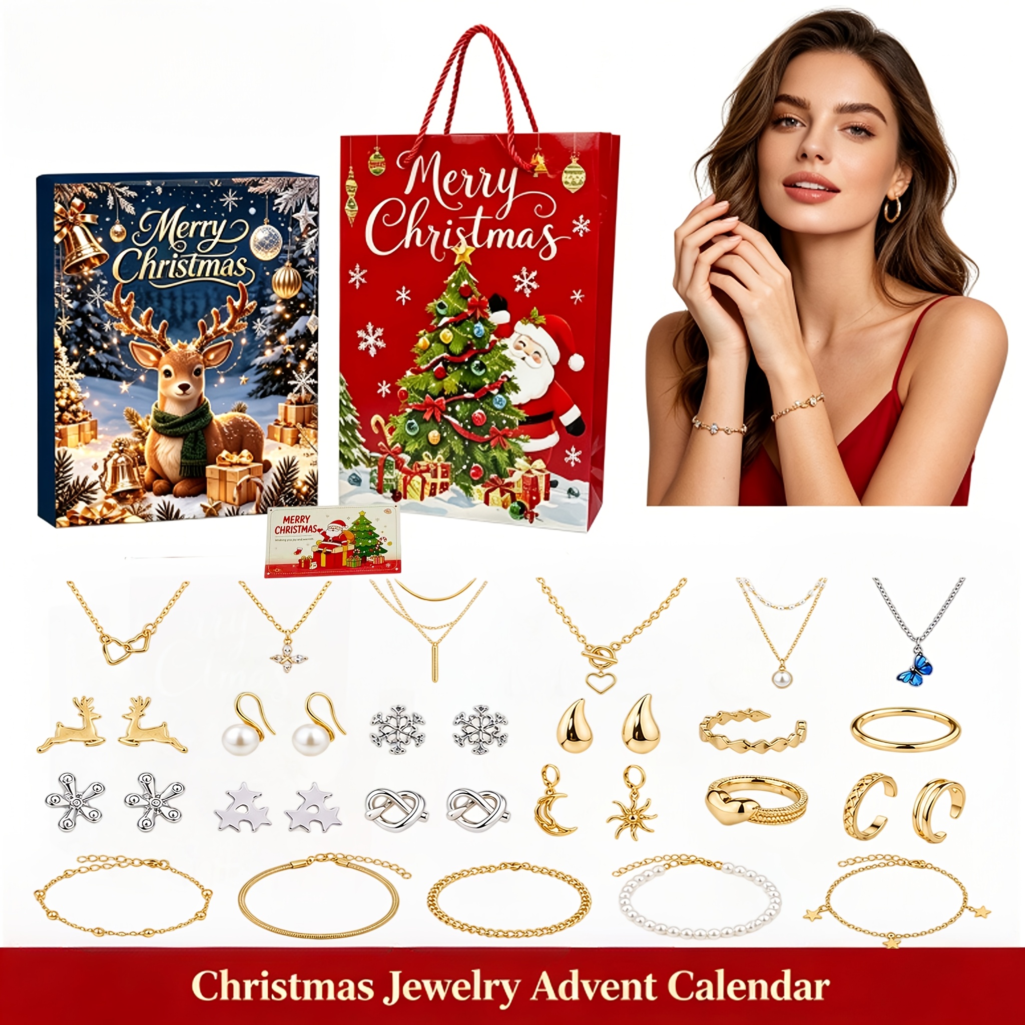 2026 Christmas Countdown Calendar, 24-Day Holiday Gift
